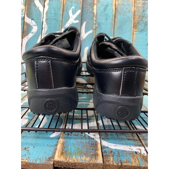 NWT MENS SLIPGRIPS STEEL TOE SLIP-RESISTANT OXFORD PROFESSIONAL SHOES - Picture 5 of 11